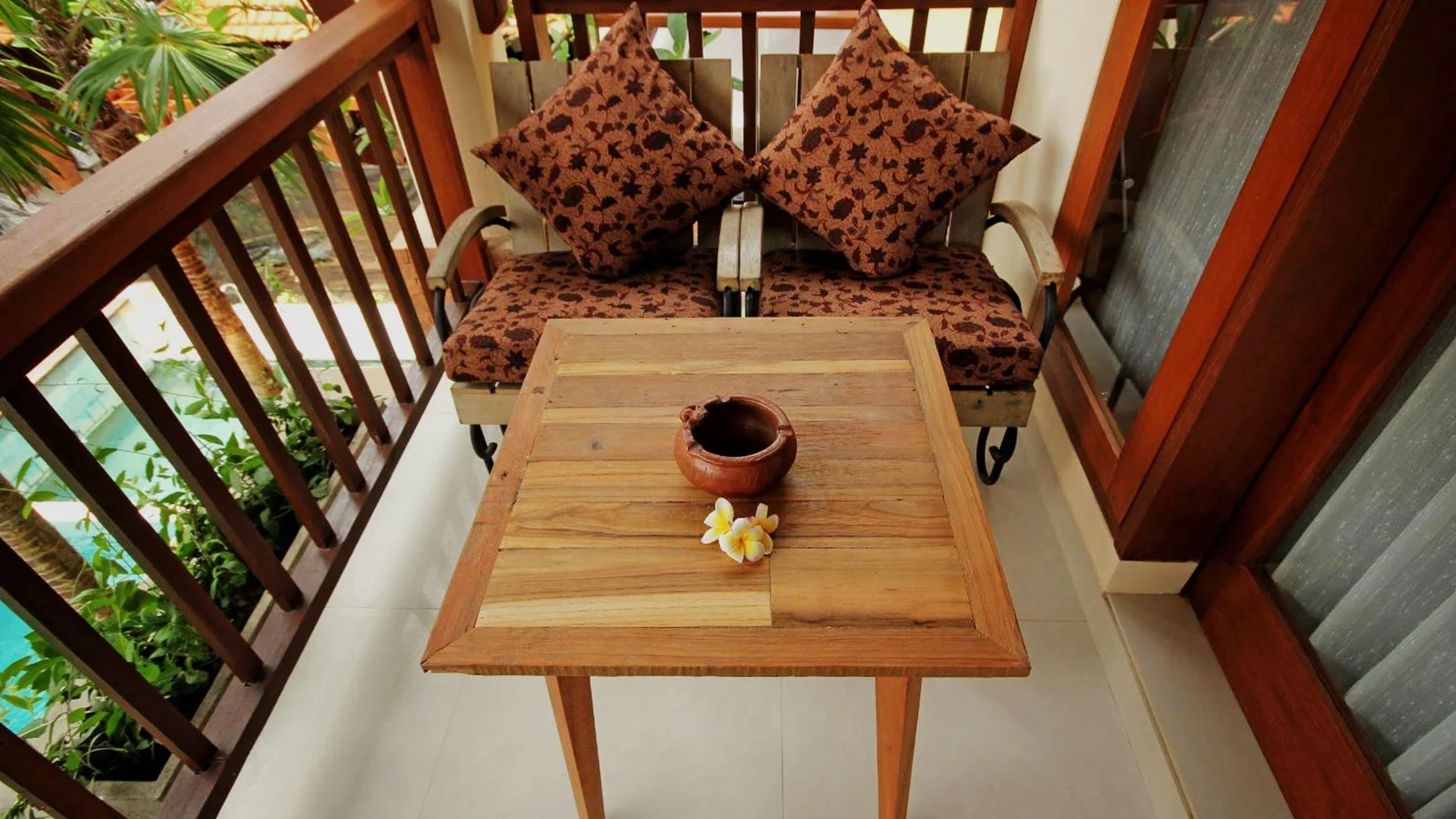 Cabana Room Terrace Mina Pelasa Hotel Legian Bali